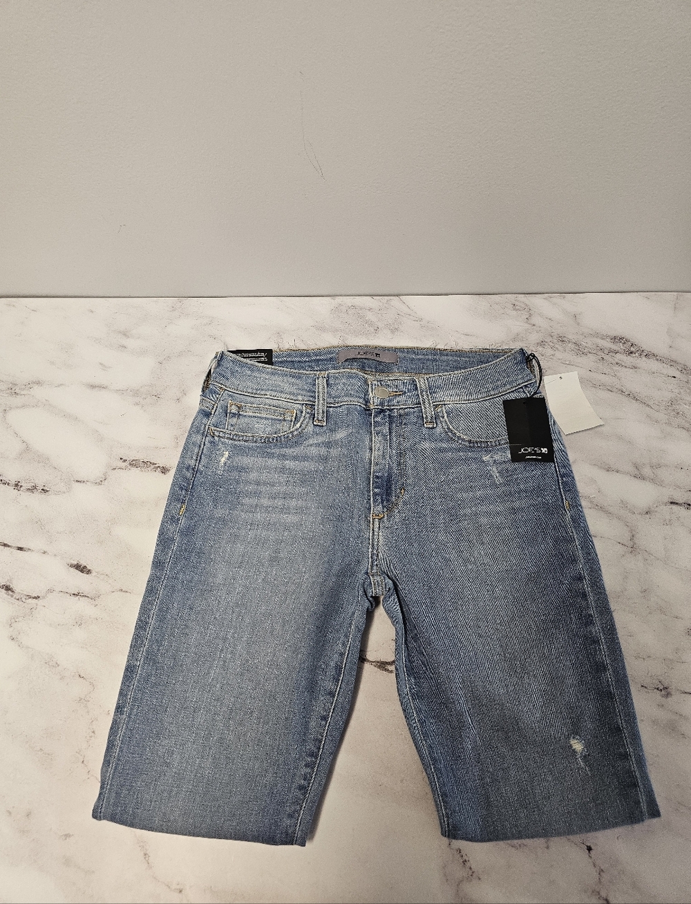 Joe's Jeans Mid Rise Skinny Ankle High Rise Distressed Blue Jeans 26 NWT - Picture 5 of 8
